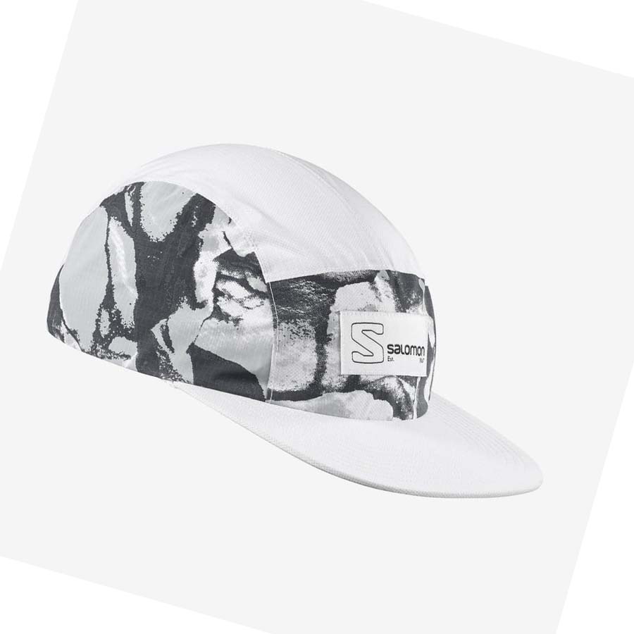 Sombreros Salomon BONATTI WATERPROOF FIVE PANEL Mujer Blancos | MX 2170HAP